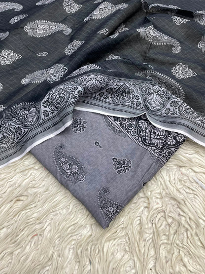 2Pc Printed Lawn Kameez & Dupatta 32
