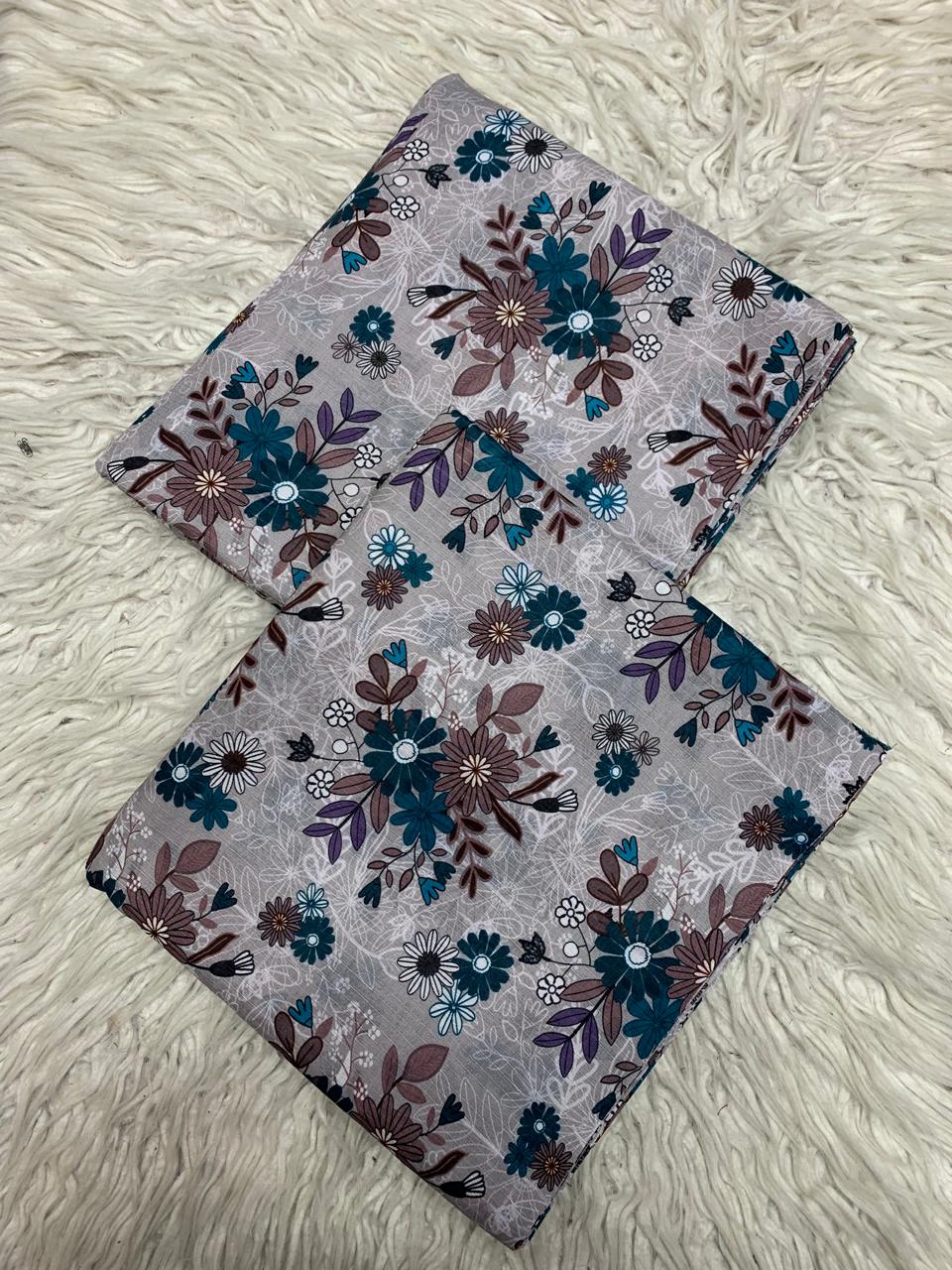 Gul Ahmad 2Pc Lawn Bana Dora Suit Vol-0165