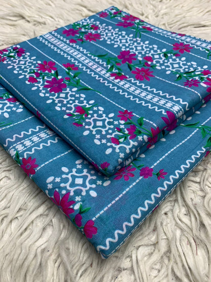 2Pc Lawn Digital Printed Suit 582