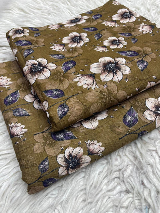 2Pc Lawn Bana Dora Digital Printed Suit Vol-18