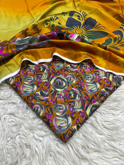 3Pc Same Digital Printed Lawn Suit 15