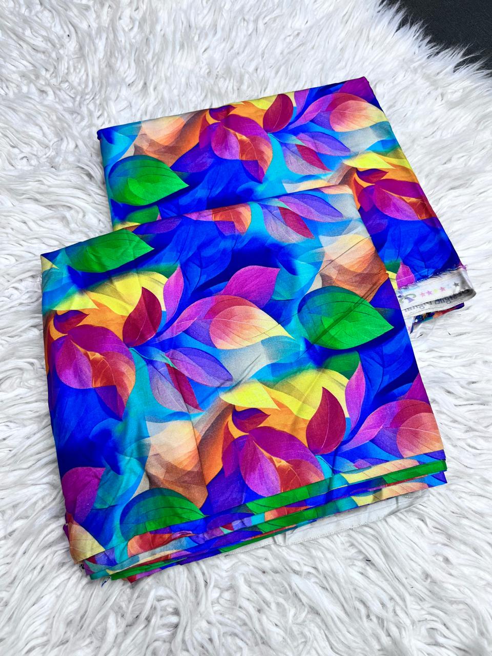 2Pc Linen Allover Unstitched Suit - #43046