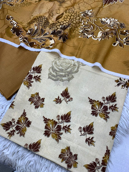3Pc Chamki Lawn Digital Printed Suit Vol-1098