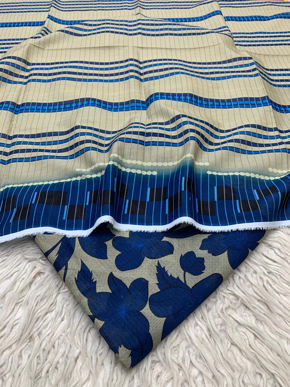 Gul Ahmad 3Pc Lawn Bana Dora Unstitched Suit Vol-0172