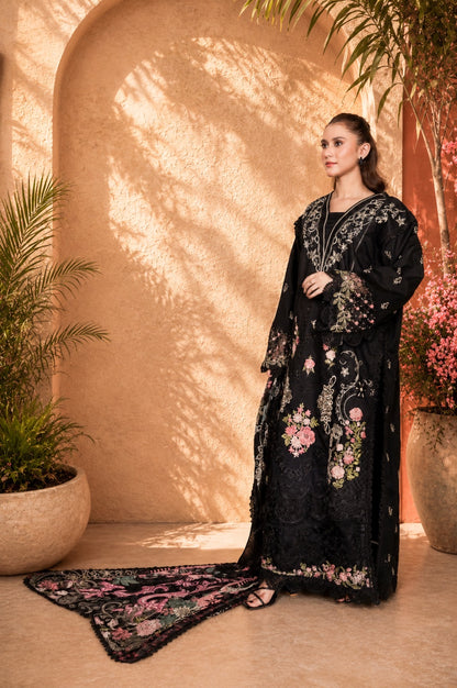 NOURA LUXURY ROYALE EMBROIDERED DRESS