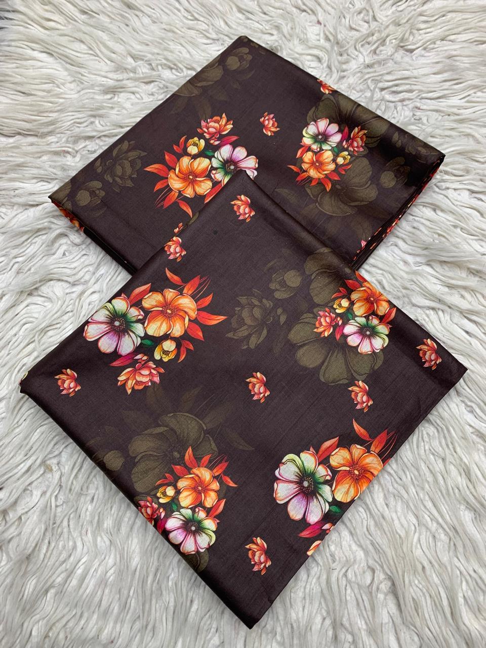 2Pc Supima Lawn Unstitched Suit  476