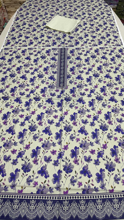 2 Peice Lawn Unstitched - D #305