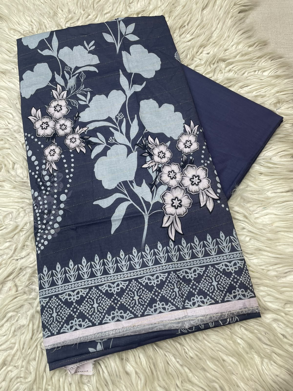 2Pc Printed Lawn Unstitched Suit 1250