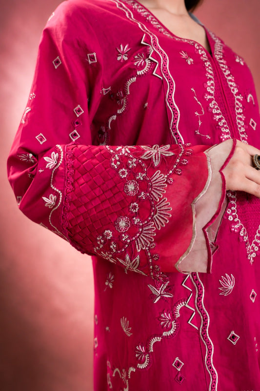 NOURA LUXURY ROYALE EMBROIDERED DRESS