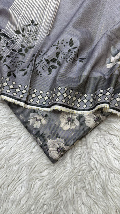 3Pc Chamki Khaddar Unstitched Suit Vol-0132