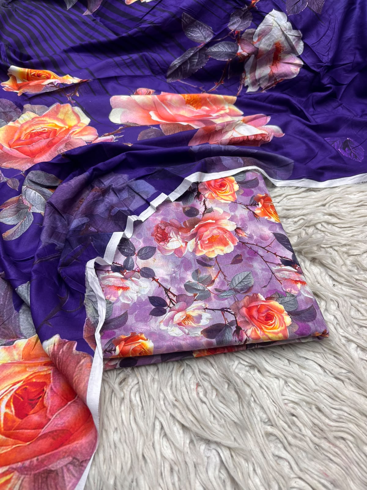3Pc Same Digital Printed Lawn Suit 15