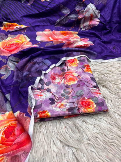 3Pc Same Digital Printed Lawn Suit 15
