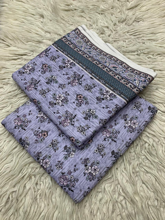 2Pc Sapphire Lawn Bana Dora Unstitched Suit Vol-05