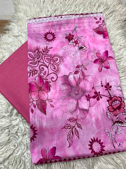 2Pc Printed Lawn Unstitched Suit 550