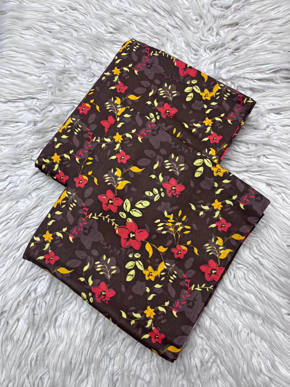 2Pc Lawn Allover Digital Printed Unstitched Suit Vol-1932