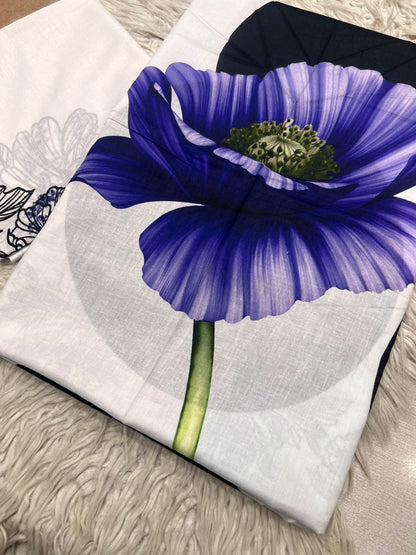 2Pc Supima Lawn Kameez & Trouser Printed Suit  Vol-02