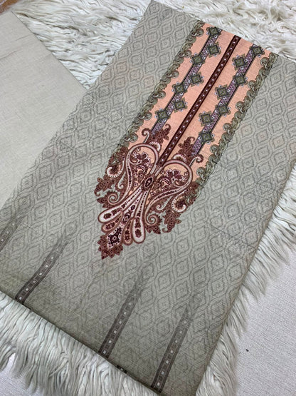 2Pc Bin Noor Fab Print Lawn Suit Vol-67