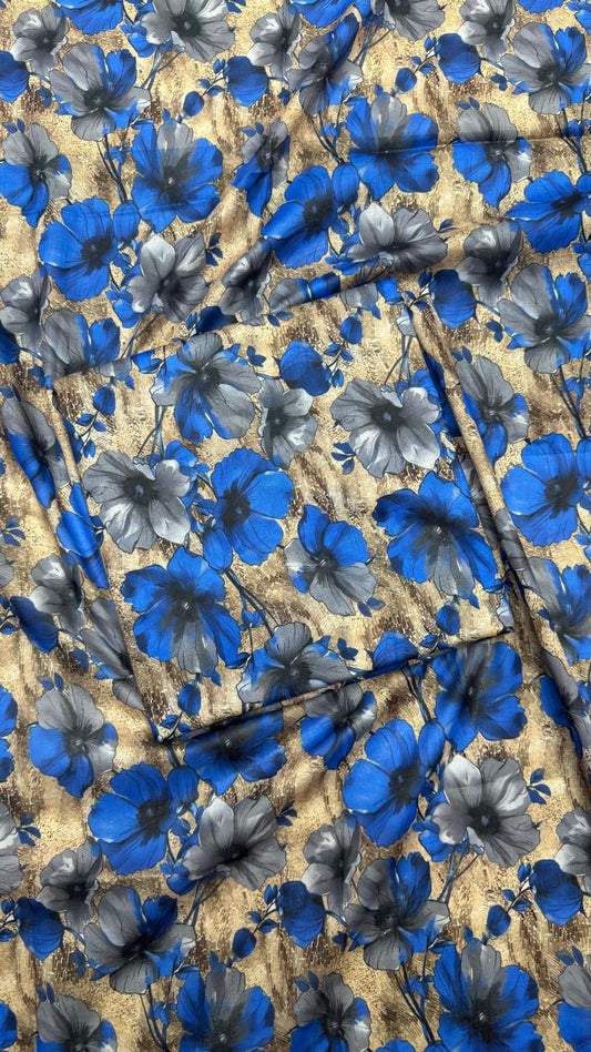 2Pc Lawn Allover Unstitched Suit #36143