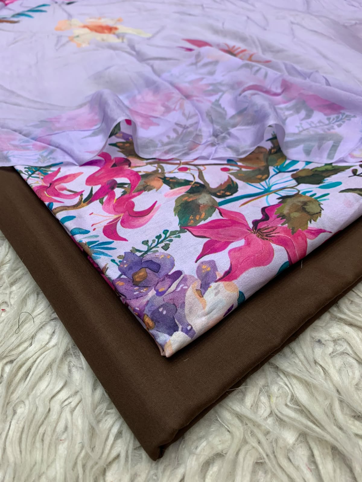 90x88 3Pc Premium Lawn Suit Vol-0020