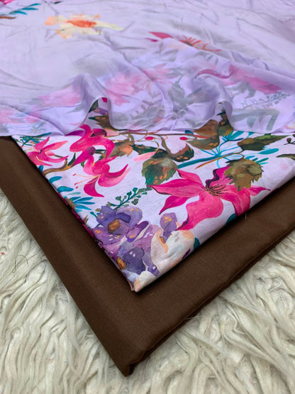 90x88 3Pc Premium Lawn Suit Vol-0020