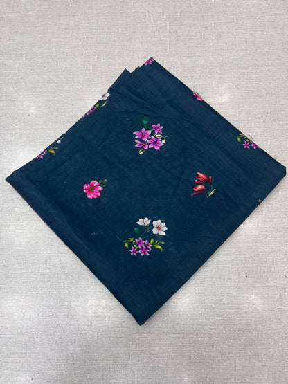 2Pc Same Printed Lawn Unstitched Suit 1432