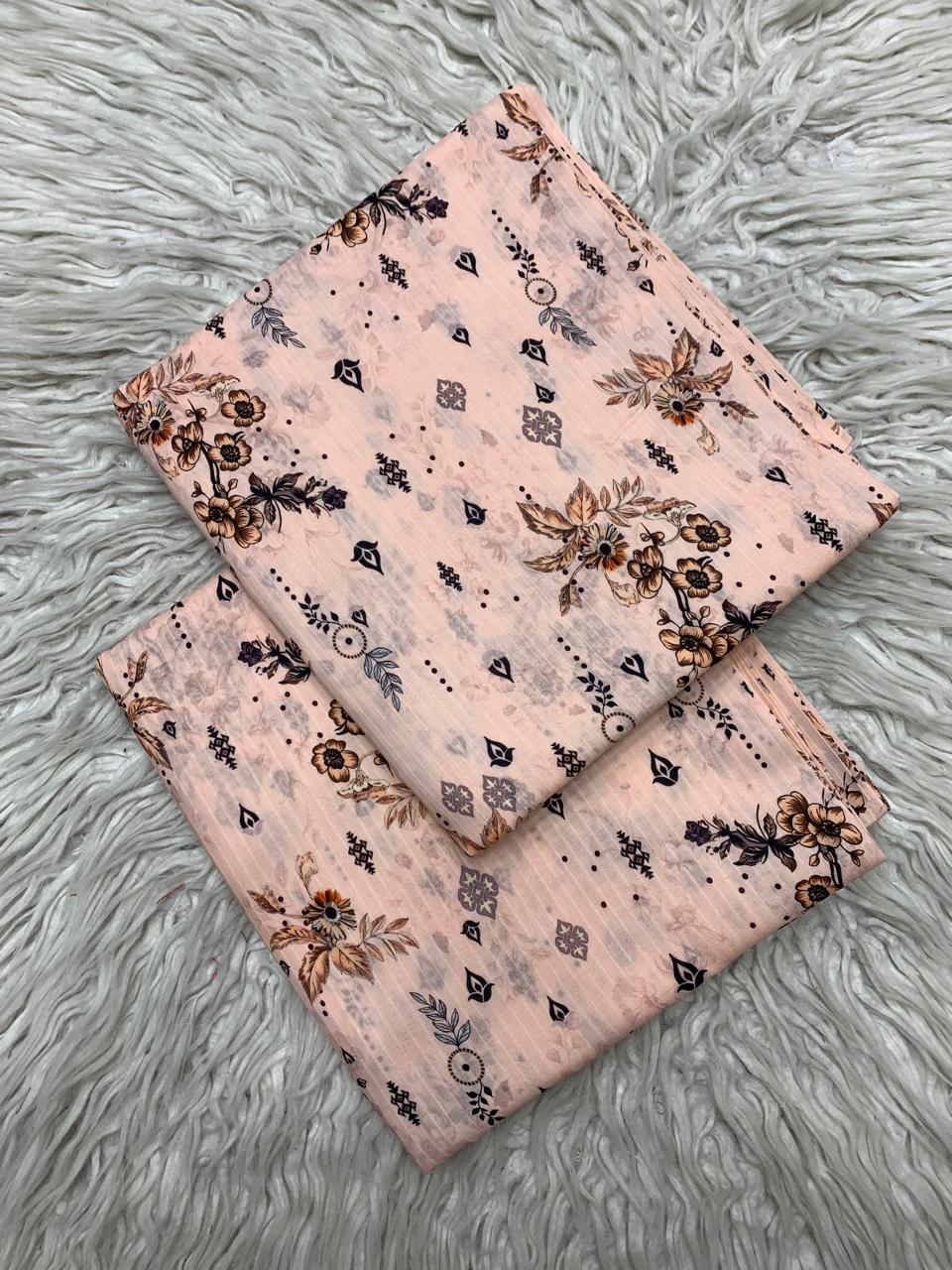 2Pc Sapphire Lawn Bana Dora Unstitched Suit Vol-05