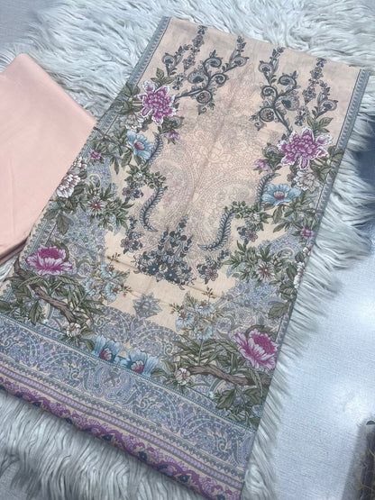 2Pc Kameez & Plain Trouser Vol-0027
