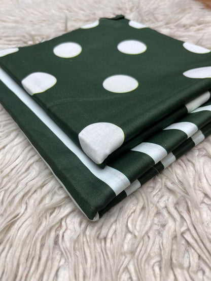2Pc Bonanza Lawn Polka Dots Kameez & Trouser Printed Suit Vol-1080