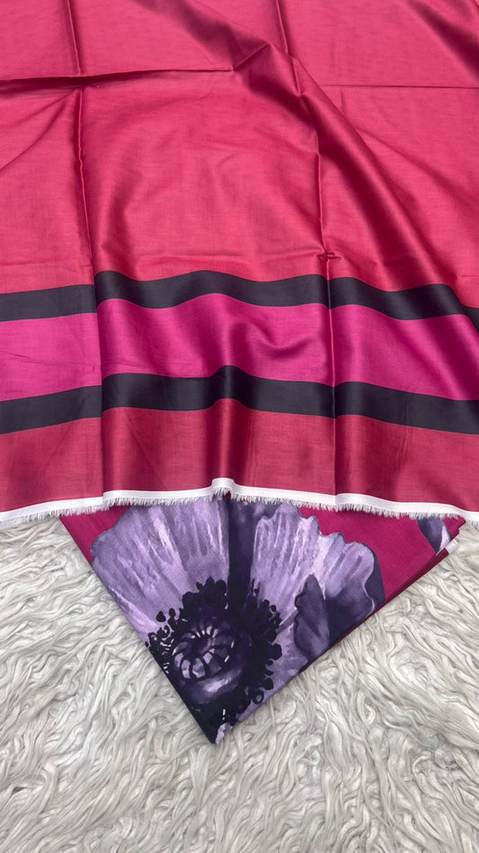 2Pc Supima Lawn Kameez & Duppata Printed Suit  Vol-02