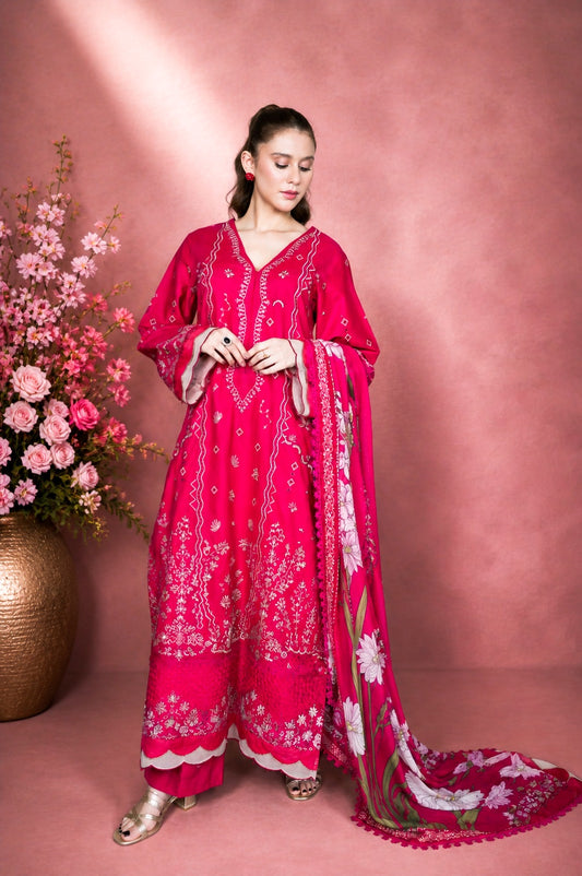 NOURA LUXURY ROYALE EMBROIDERED DRESS
