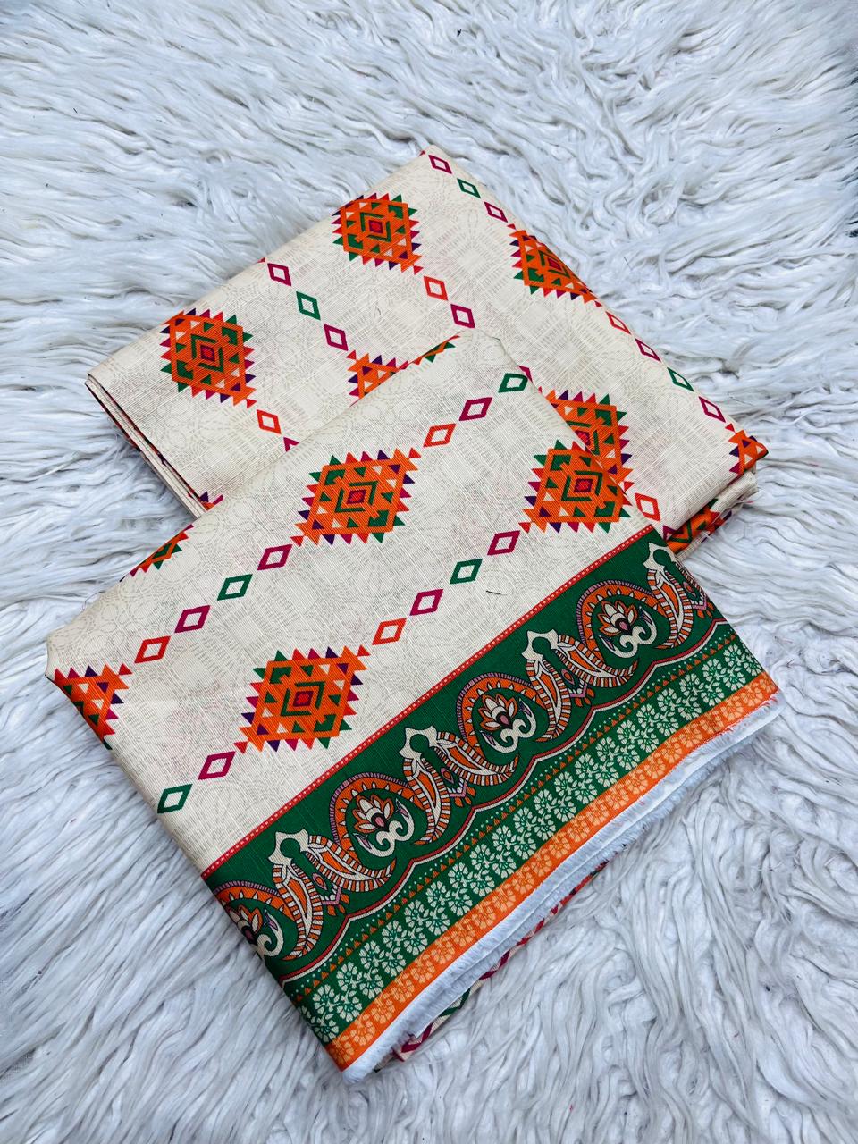 2Pc Slub Khaddar Allover Unstitched Suit Vol-0137