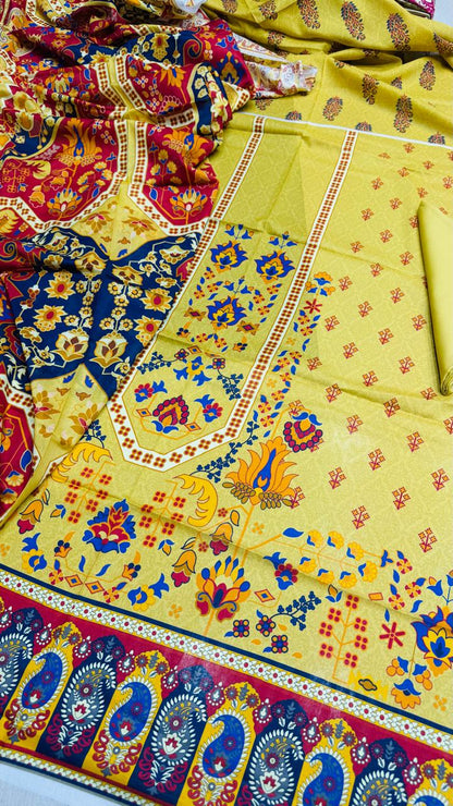 3 Peice Frost Lawn - Peridot - D (05)