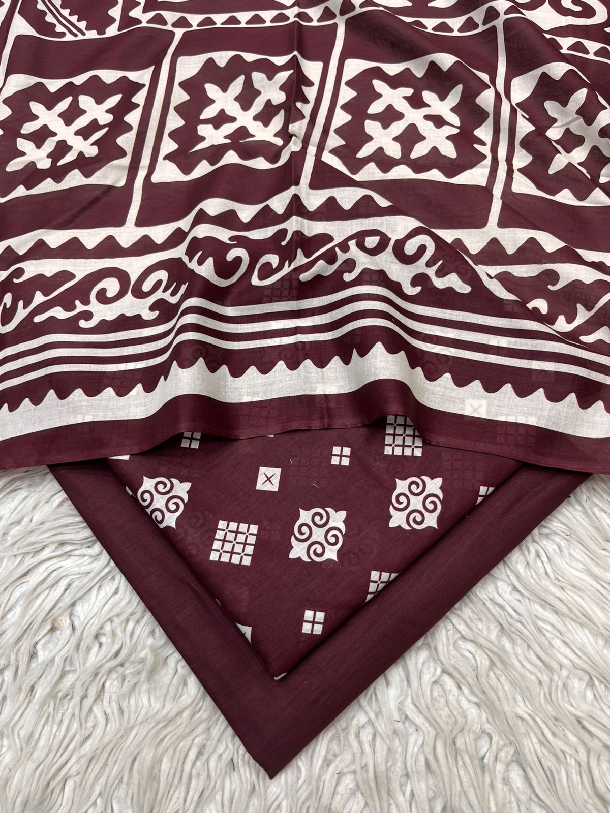 3Pc Lawn Digital Printed Unstitched Suit Vol-0221