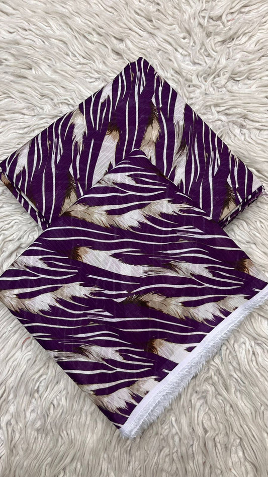 2Pc Al Karam Lawn Bana Dora Suit Vol-0199