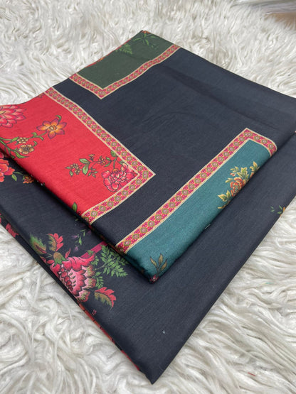 2Pc Bin Saeed Lawn Printed Suit 3229
