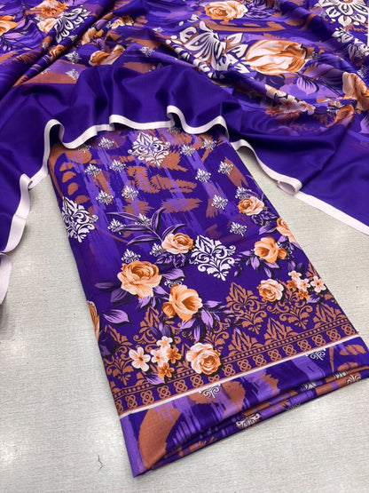 2Pc Staple Kameez & Dupatta Unstitched Suit 04