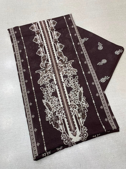 2Pc Bana Doria Lawn Kameez & Trouser 579