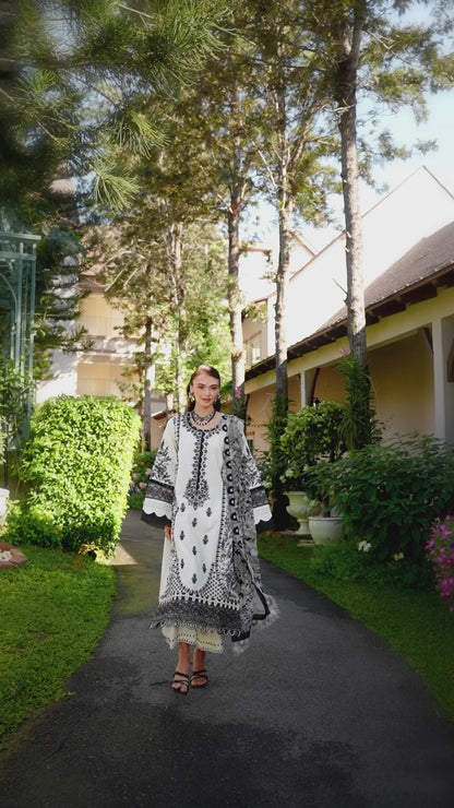 Ricamo 3 Piece Lawn Suit - Alnitus