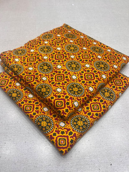 2Pc Staple Same Printed Unstitched Suit 296