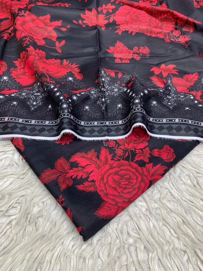 Bin Saeed 3Pc Lawn Suit Vol-0163