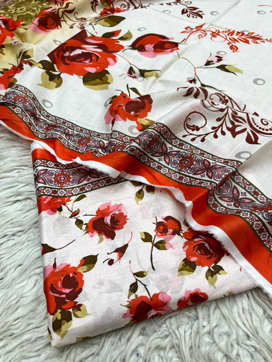 3Pc Lawn Digital Printed Suit Vol-02