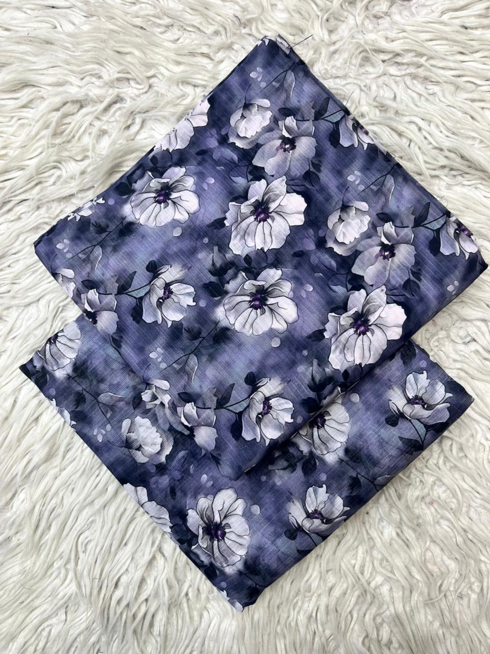 2Pc Lawn Bana Dora Suit Vol-0172