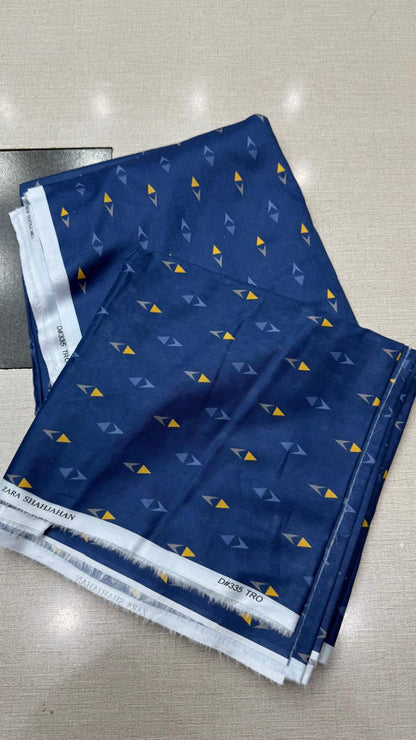 2Pc Allover Lawn Unstitched Suit