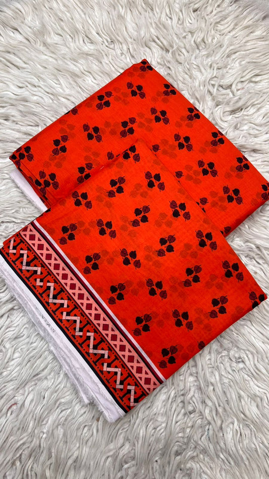 2Pc Supima Lawn Allover Suit  Vol-01