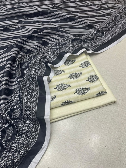 3Pc Slub Khaddar Unstitched Suit 24