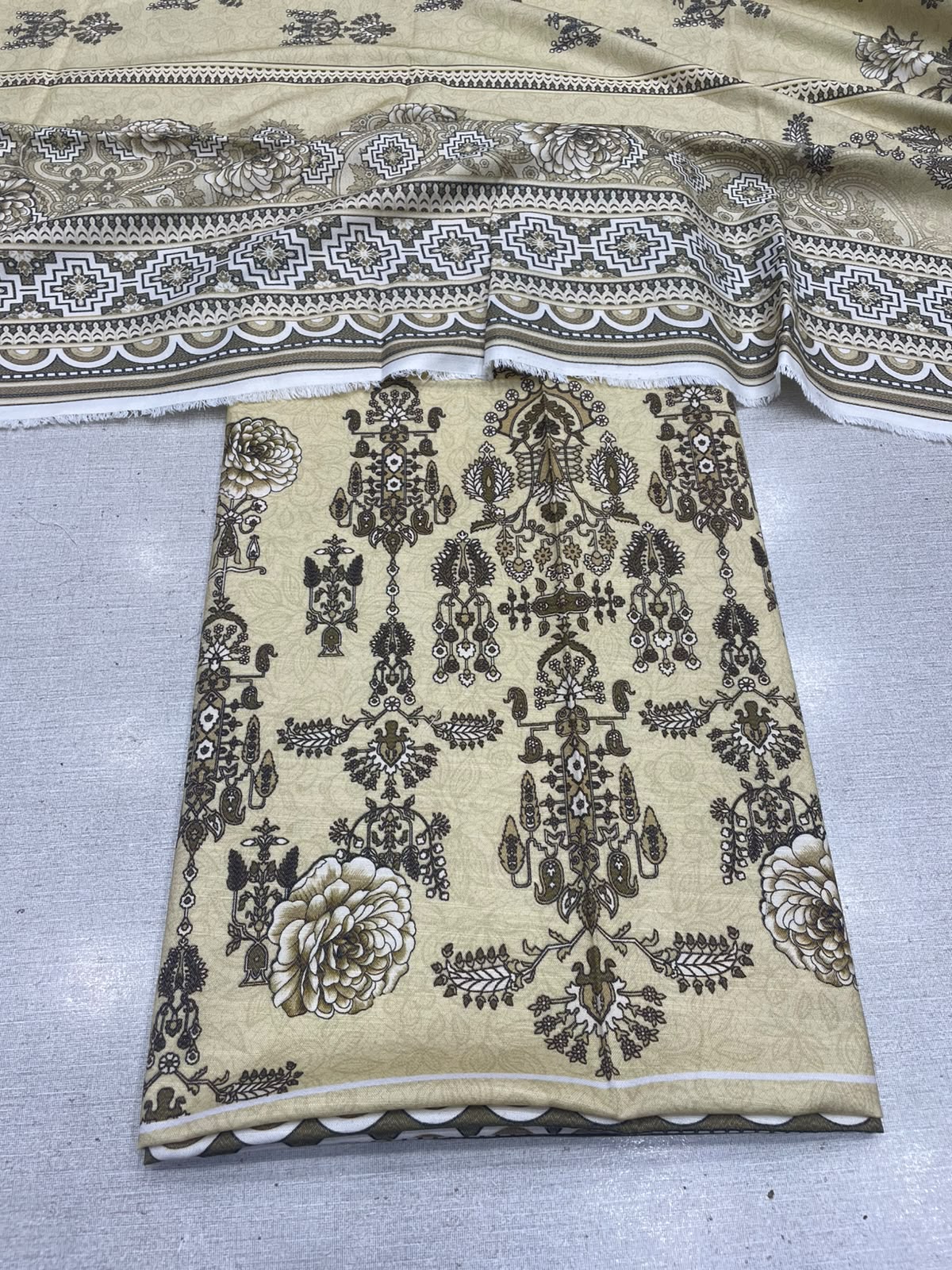 2Pc Dhanak Kameez & Dupatta Unstitched 73