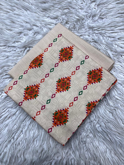 2Pc Kameez & Trouser Slub Khaddar Suit Vol-0137