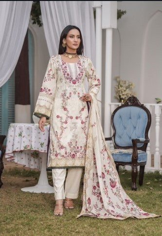 Noura Premium Lawn 3pc -0107