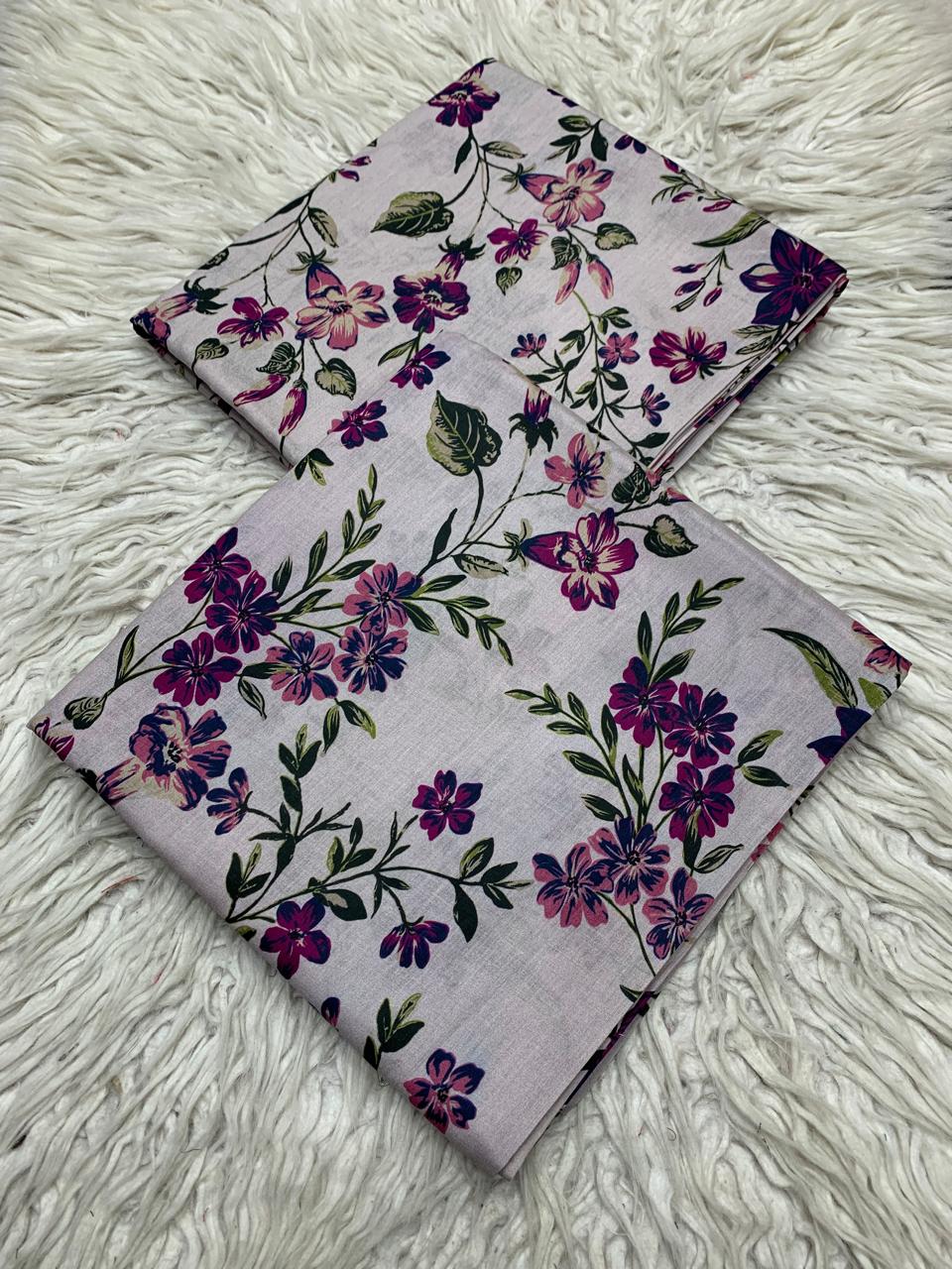 2Pc Bin Saeed Same Printed Lawn 495