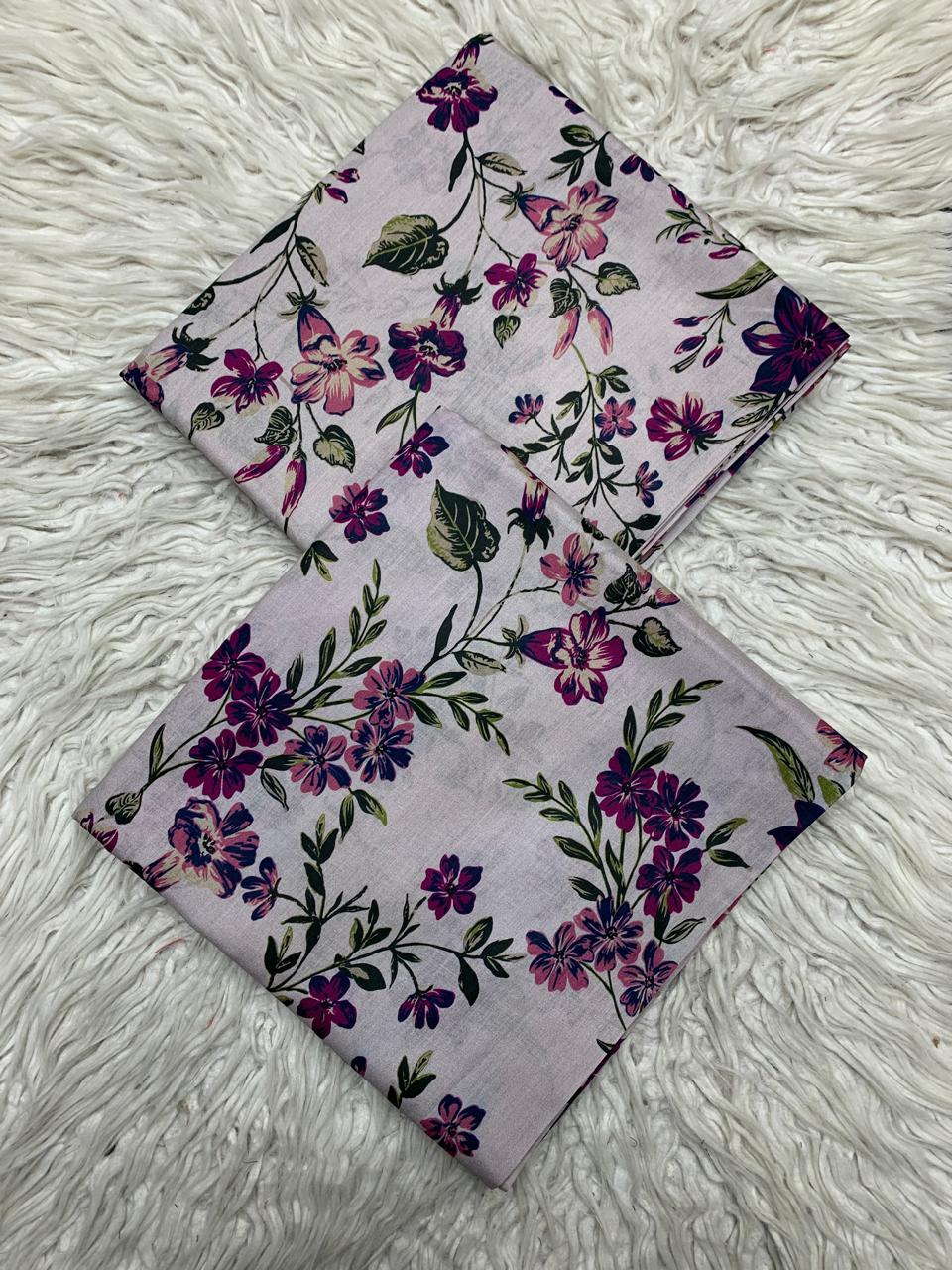 2Pc Bin Saeed Same Printed Lawn 495